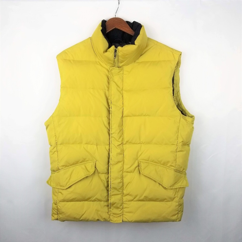 Banana Republic Down Vest Lime Green X-Large
